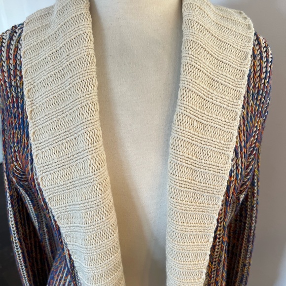 Long SWEATER w/hood - Multi-color Cotton knit - SALE! - Picture 16 of 16